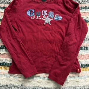 Vintage GUESS Red T-Shirt